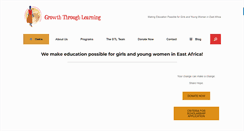 Desktop Screenshot of growththroughlearning.org