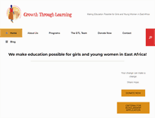 Tablet Screenshot of growththroughlearning.org